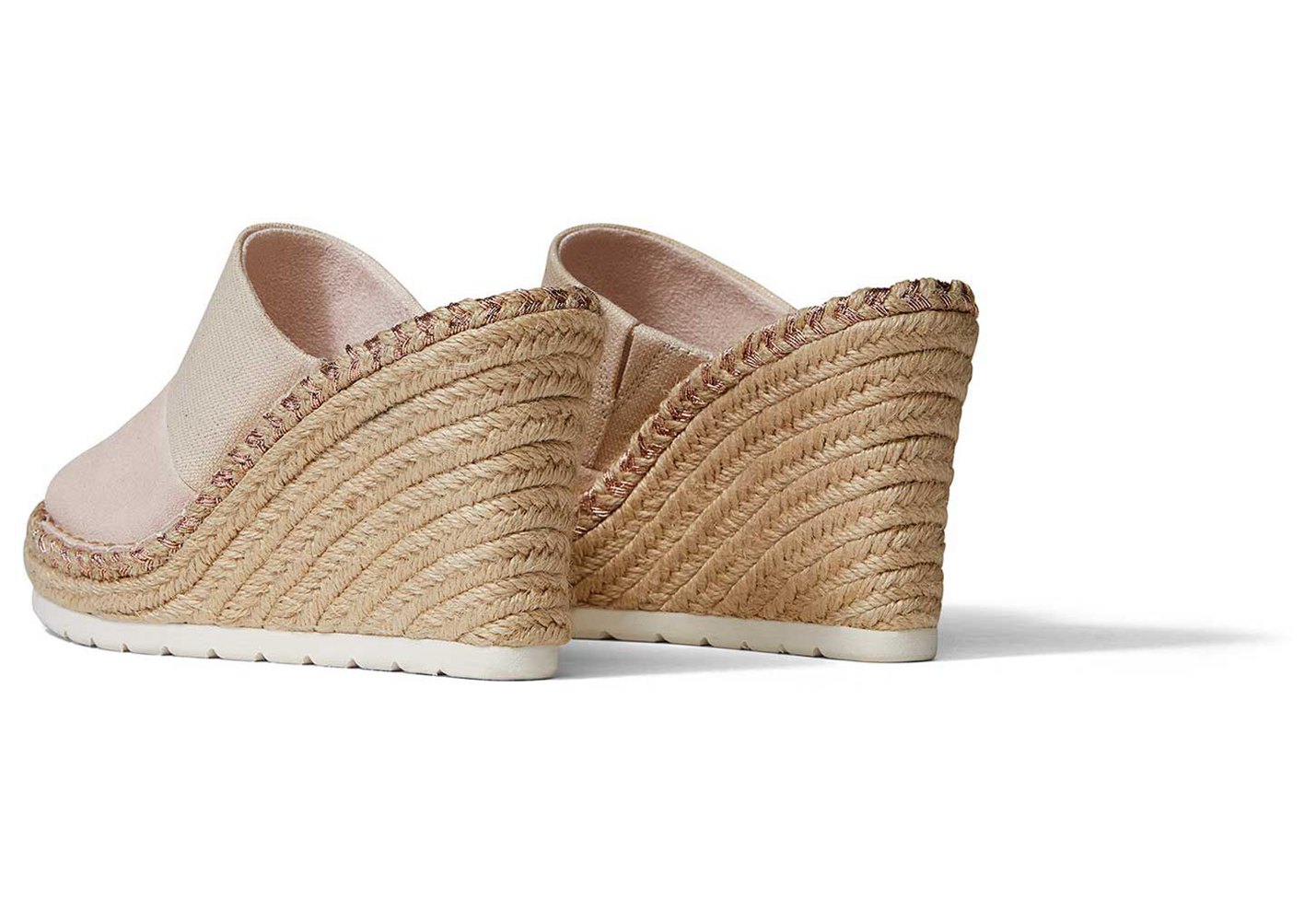 Toms Wedge Damskie Beżowe - Monica Mule Heel - 68EWTZCVR